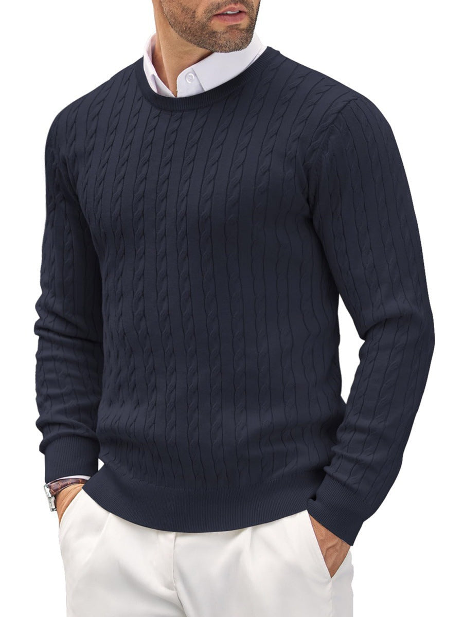 Fionn | Eleganter Zopfstrickpullover für Männer