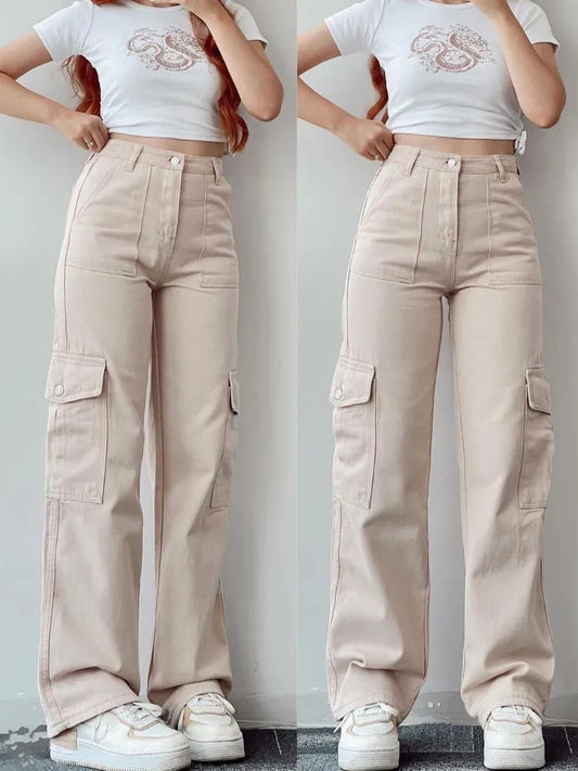 Anna | Stylische Cargohose Damen mit Taschen und Bequemer Passform