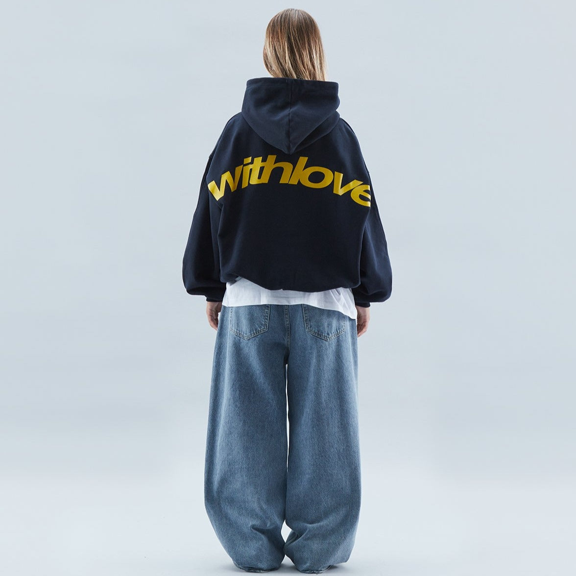 Stylischer With Love Hoodie