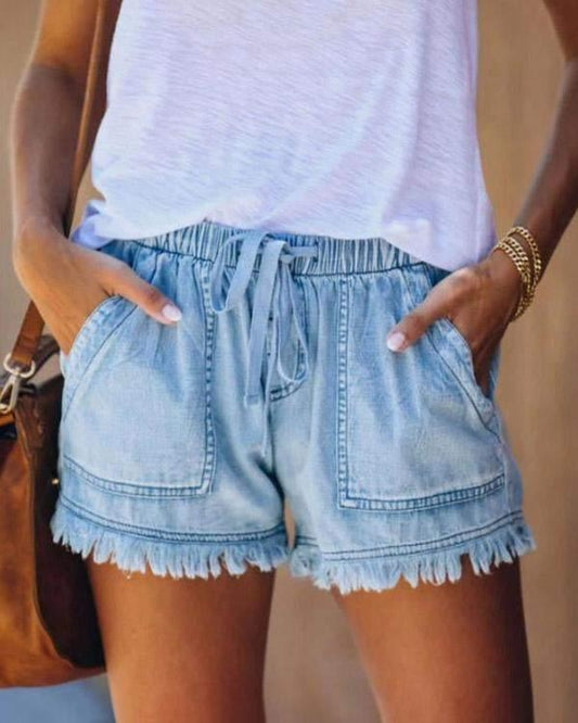 Zinnia | Bunte Jeansshorts für Damen
