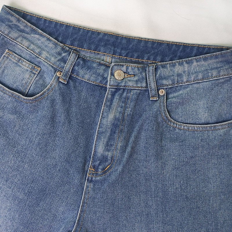 Beatrix | Damen Jeans mit Hoher Taille aus Stretch-Denim