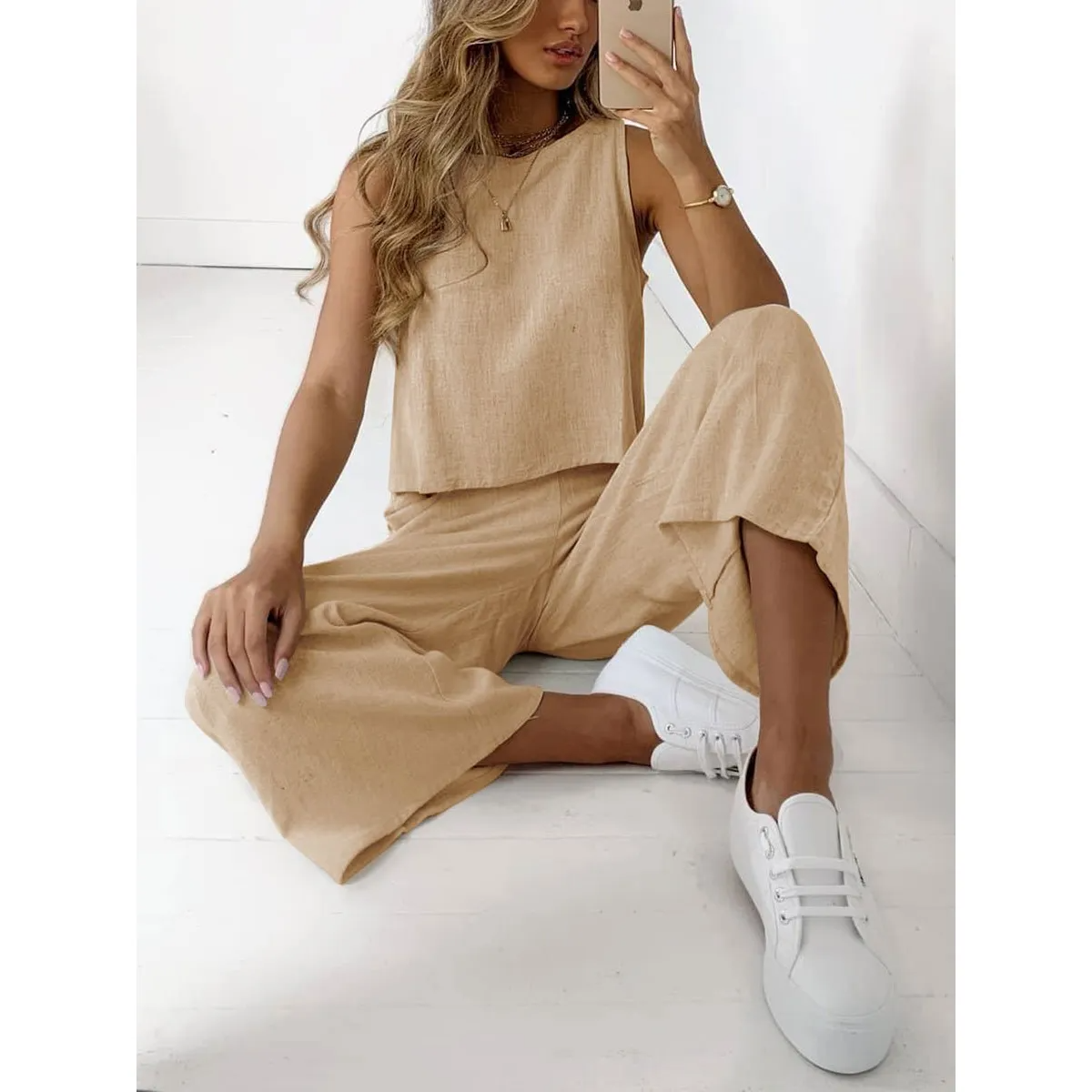 Josephine | Stylish two-piece linen set