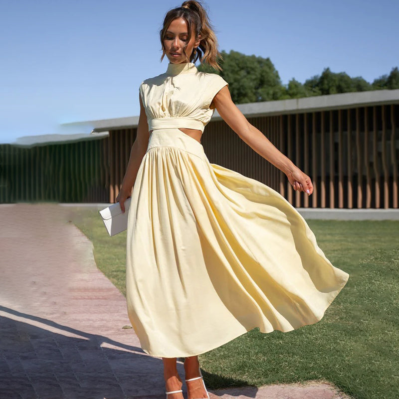 Variant image for Celine | Hochgeschlossenes Damenkleid für Sommer und Freizeit-13